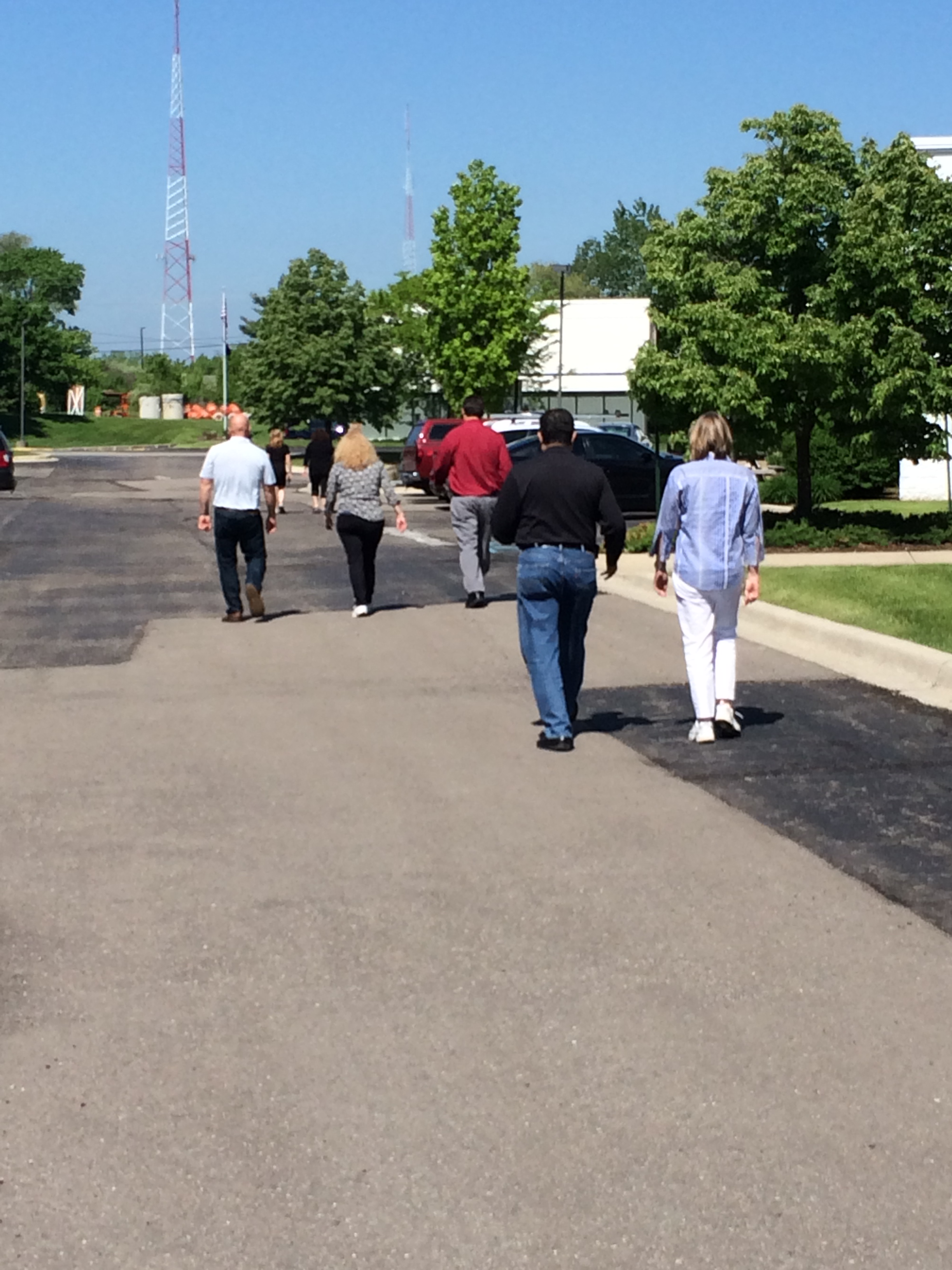 A walking meeting can boost productivity and improve your health.
