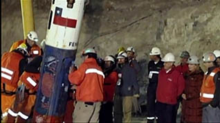 Teamwork: Chilean Mine Rescue: The Unstoppable Team thumbnails on a slider