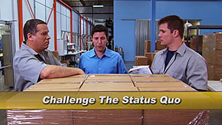 Leadership – Challenge The Status Quo thumbnails on a slider
