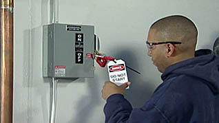 Lockout/Tagout: Authorized Employees thumbnails on a slider