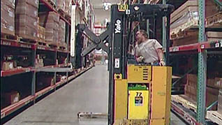 Reach Truck Safety thumbnails on a slider