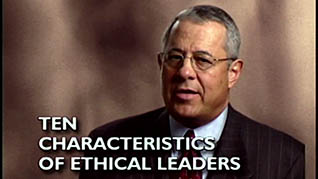 10 Behaviors of An Ethical Leader thumbnails on a slider