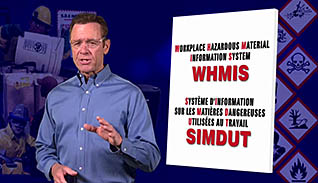 WHMIS and The Global Harmonizing System Employee Training thumbnails on a slider