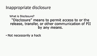 Data Security Compliance: Avoiding Inadvertent Disclosure thumbnails on a slider