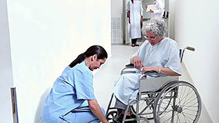 Patient Handling Safety thumbnails on a slider