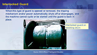 OSHA General Industry: Machine Guarding thumbnails on a slider