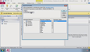 Microsoft Access 2010: Building the Structure of a Database thumbnails on a slider