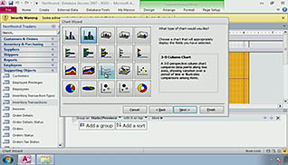Microsoft Access 2010: Creating Effective Reports thumbnails on a slider
