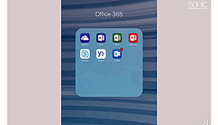 Microsoft Office 365: Mobile thumbnails on a slider