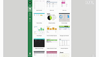 Microsoft Office 365: Mobile thumbnails on a slider