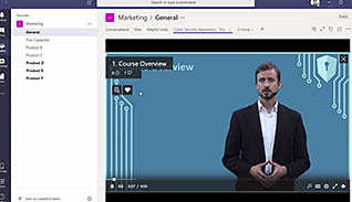 Microsoft Teams: Simplify Collaboration Within Companies thumbnails on a slider