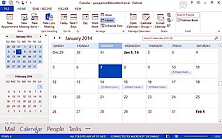Microsoft Outlook 2013: Getting Started with Outlook 2013 thumbnails on a slider