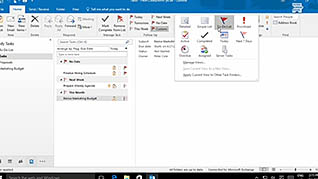 Microsoft Outlook 2016 Level 1.8: Working with Tasks and Notes thumbnails on a slider