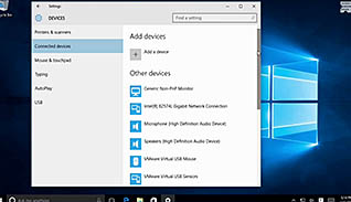 Using Windows 10: Installing and Removing Devices thumbnails on a slider
