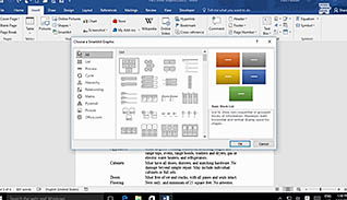 Microsoft Word 2016 Level 1.6: Inserting Graphic Objects thumbnails on a slider