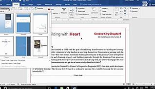Microsoft Word 2016 Level 2.6: Simplifying and Managing Long Documents thumbnails on a slider