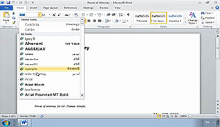 Microsoft Office 2010 and Windows 7: What’s New in Office 2010? thumbnails on a slider