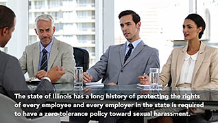 Sexual Harassment Prevention in Illinois for Managers and Supervisors thumbnails on a slider