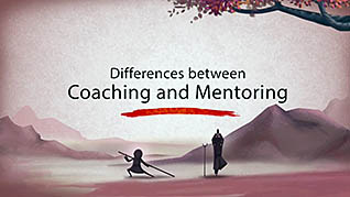 Effective Coaching: Coaching Vs. Mentoring thumbnails on a slider