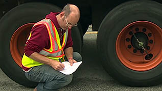 DOT Commercial Motor Vehicle Inspections thumbnails on a slider